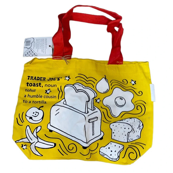NEW Trader Joe's Breakfast Tote Bag - Picture 1 of 2
